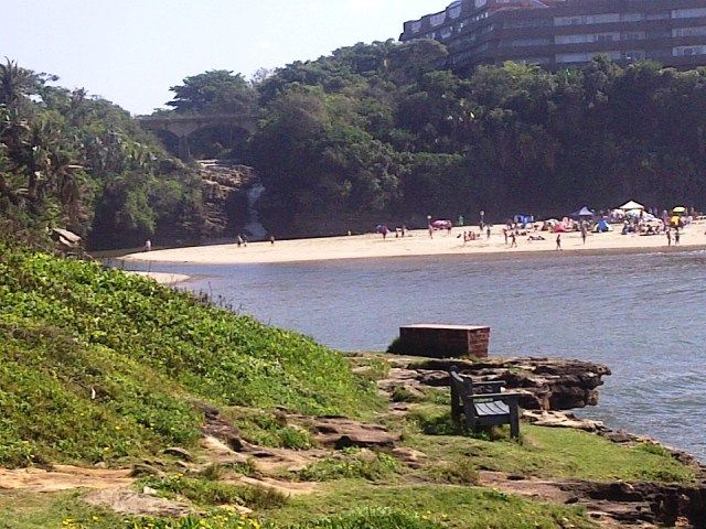 Uvongo Beach and Waterfall